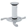 Cmple - Universal Adjustable Ceiling Projector Mount, 360 Degree Swivel Rotatable Projector Bracket - Max 22lbs (Silver)