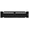 Cmple â€“ 12 Port Cat5e, Cat 5 Vertical Mini Patch Panel Network Wall Mount Punchdown Category 5e Bracket Surface 110 Type (568A/B Compatible)