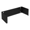 Cmple - 3U Patch Panel Bracket 4-inch Deep Hinged Patch Panel Wall Mount Rack for 19inch Network Server Panels - Includes Mounting Screws