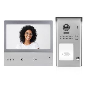 Intercom System for Home | 1 Apartment WiFi Video Door Bell | 7inch Monitor, Door Release - DX4711S/ID