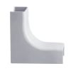 Wire Trak Inside Corner for Raceway PVC White, 1 1/2inch W x 3/4inch H