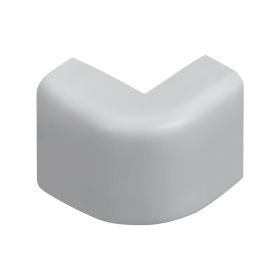 Wire Trak Outside Corner for Raceway PVC White, 1 1/2inch W x 3/4inch H