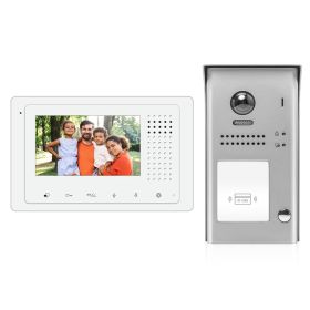 Intercom System for Home | 2 Wire 4.3inch Monitor | 1 Apartment Video Door Bell | Door Release - DK43311S/ID