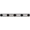 Cmple - 24 Port Enhanced Cat5e Network Patch Panel, Cat 5 Rackmount Wall Mount Category 5e Bracket Surface 110 Type (568A/B Compatible)