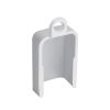 Wire Trak End Cap for Raceway PVC White, 3/4inch W x 1/2inch H