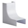 Wire Trak Inside Corner for Raceway PVC White, 1 1/2inch W x 3/4inch H