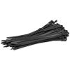14inch 120-lbs Mountable Head Cable Tie Pack of 100 - Black