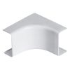 Wire Trak Inside Corner for Raceway PVC White, 1 1/2inch W x 3/4inch H