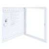 Wavenet - 15 Inch Plastic Enclosure Wiâ€Fi Friedly with Lockable Hinged Vented Door for Home Structured Low Voltage Wiring - White
