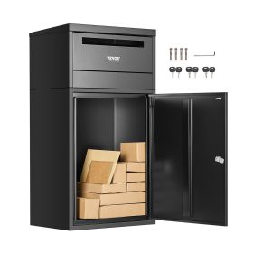 Package Delivery Boxes for Outside 35.8 in Anti-Theft Lockable Parcel Drop Box